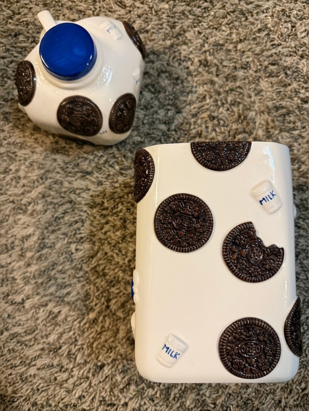 Vintage "Nabisco" Oreo  Milk Jug Cookie Jar - Picture 14 of 16